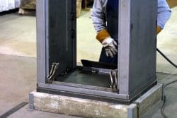 Zanotti Armor gun safe assembly