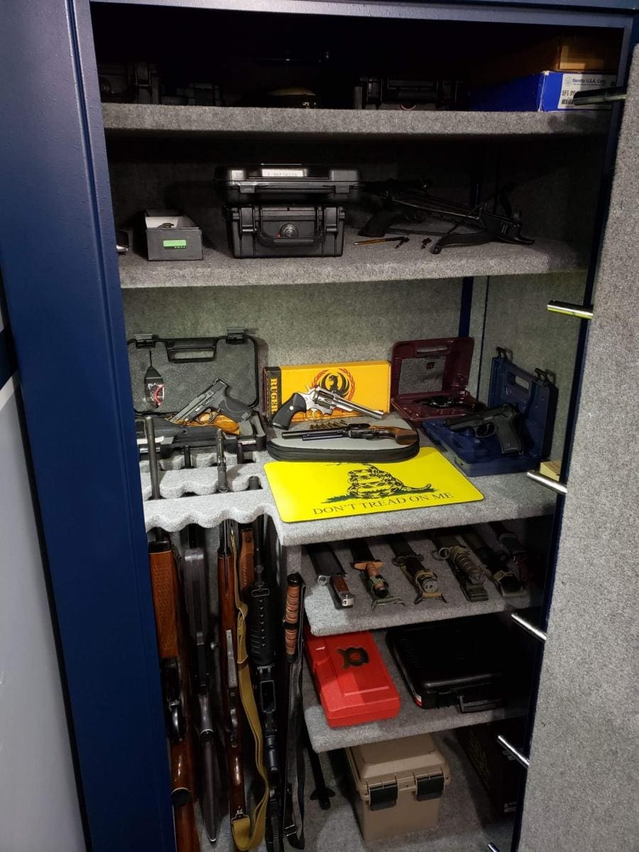 Zanotti Armor gun safe interior