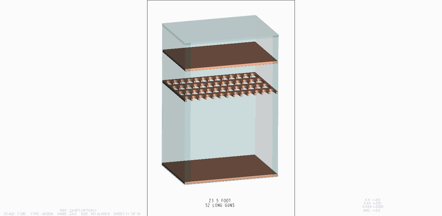 Zanotti Armor gun safe shelves